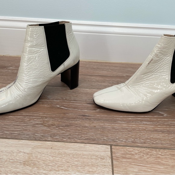 Rag and bone white patent leather booties - Picture 4 of 8